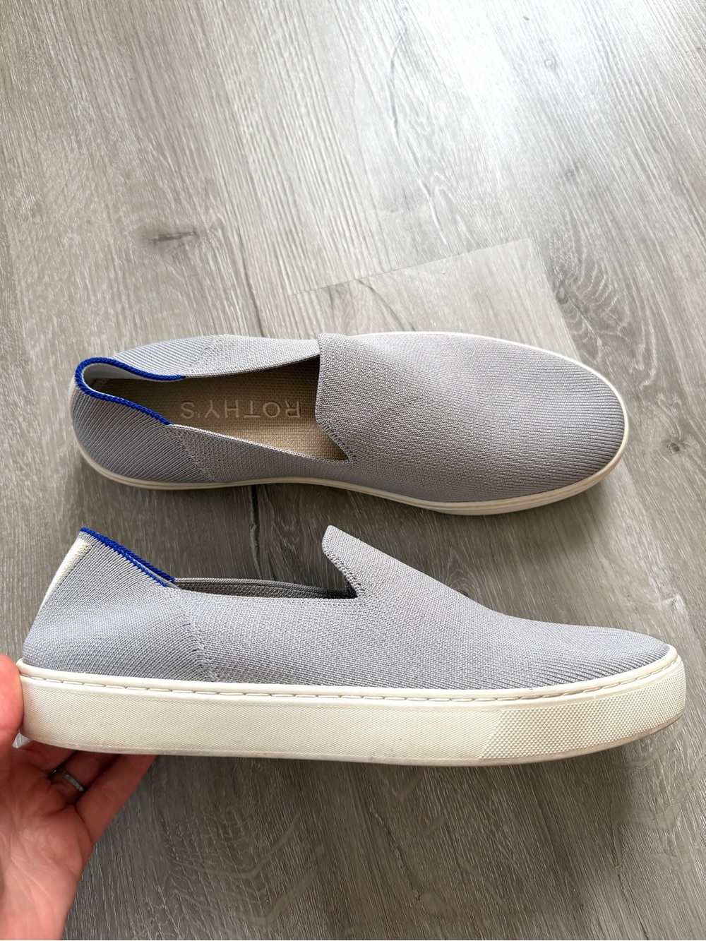 ROTHY’S Gray Sneaker Loafers 10